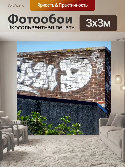 Фотообои Граффити на крышах