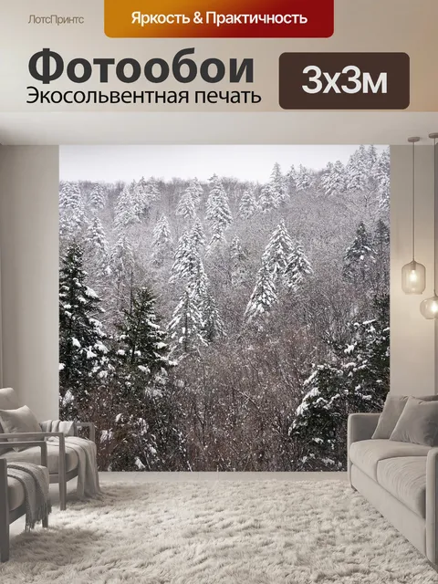 Фотообои Снег