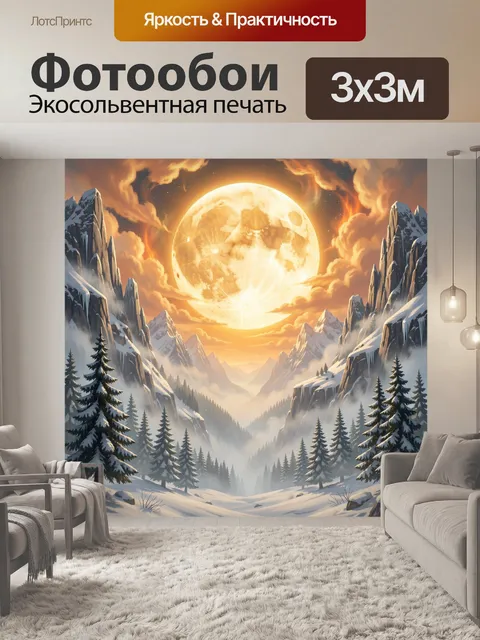 300 × 300 см · Экосольвентная печать