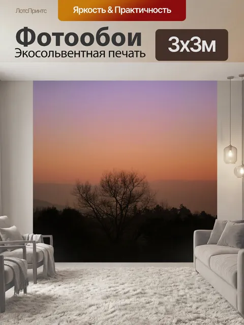 Фотообои Заход солнца