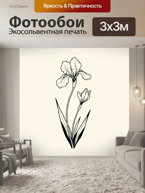 300 × 300 см · Экосольвентная печать
