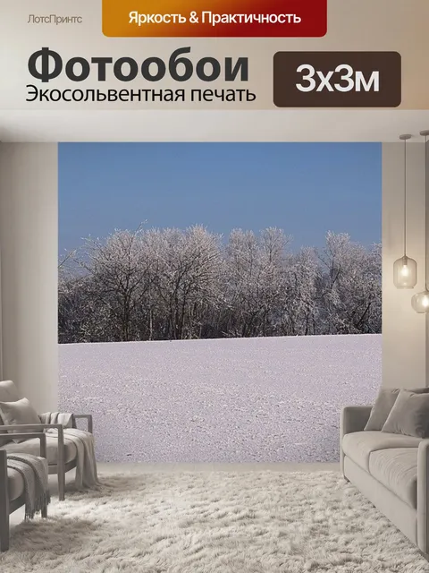 Фотообои Зимний пейзаж