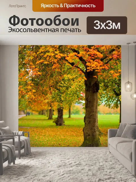 Фотообои Осенний парк