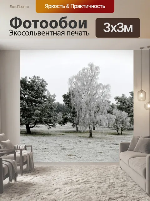 Фотообои Иней