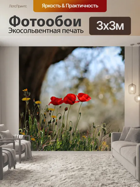 Фотообои Маки