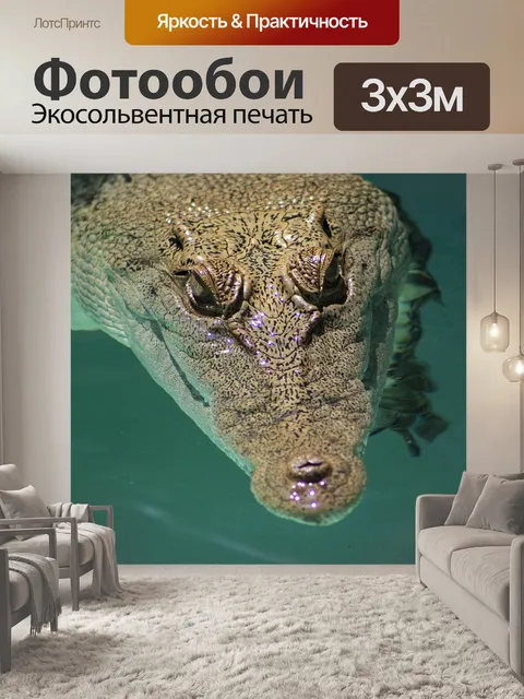 Фотообои Крокодил