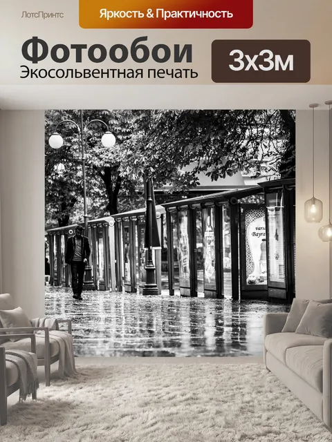 Фотообои Черно-белый