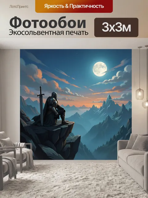 300 × 300 см · Экосольвентная печать