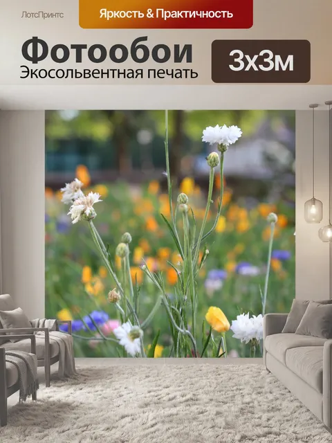 Фотообои Цветы