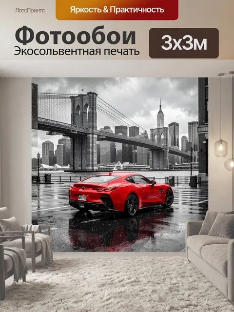 300 × 300 см · Экосольвентная печать