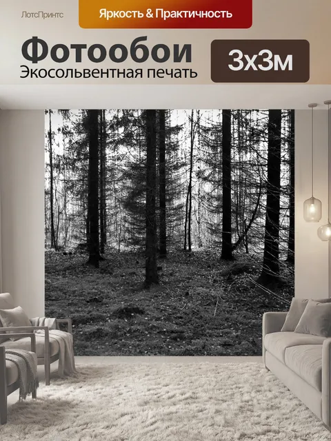 Фотообои Чернить