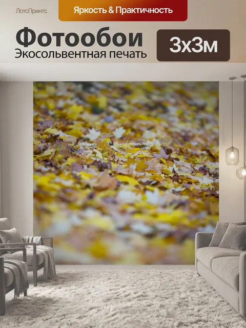 Фотообои Осенние листья