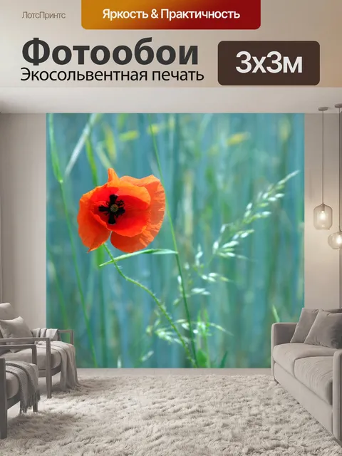 Фотообои Мак