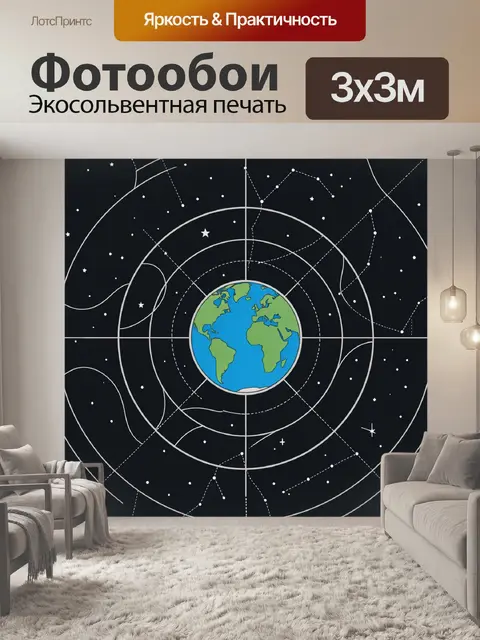 300 × 300 см · Экосольвентная печать