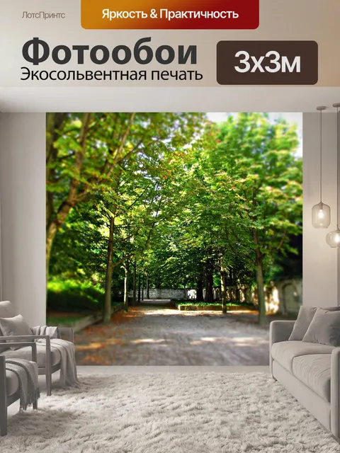 Фотообои Аллея