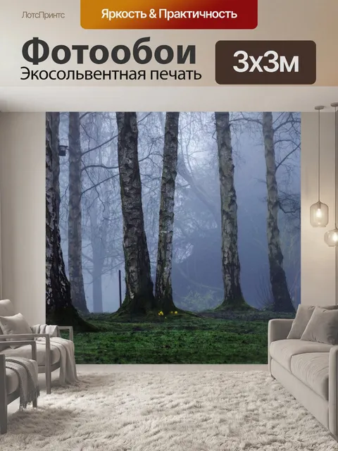 Фотообои Аплей лесу