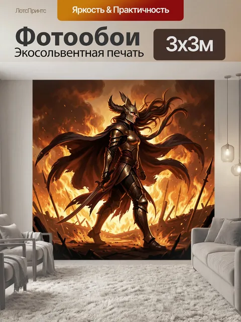 300 × 300 см · Экосольвентная печать