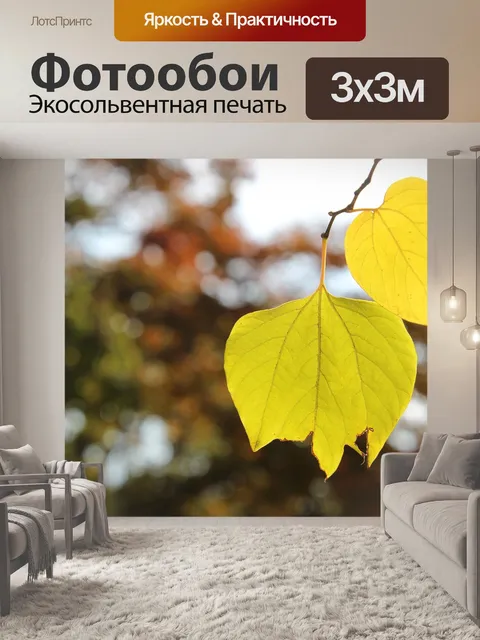 Фотообои Листья