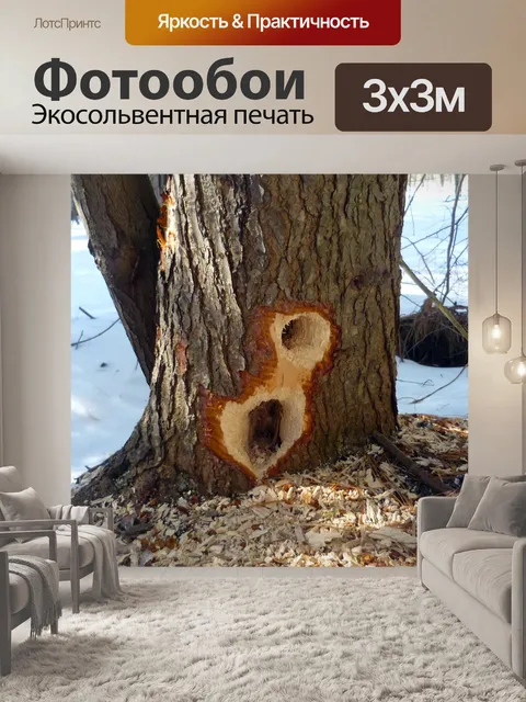 Фотообои Wilderness резьбой