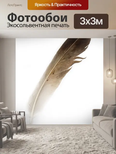 Фотообои Птичье перо