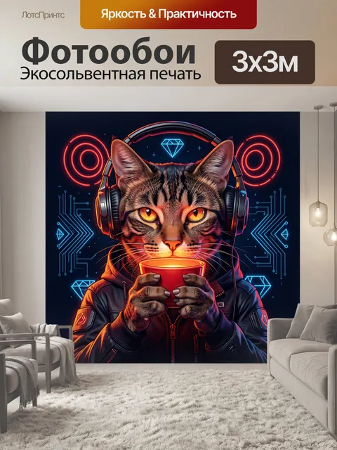 300 × 300 см · Экосольвентная печать