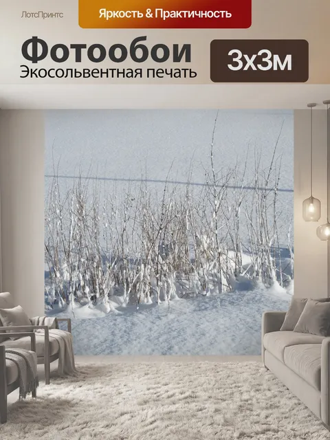 Фотообои Снег