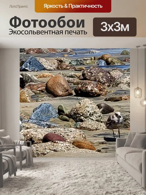 Фотообои Птицы на берегу океана