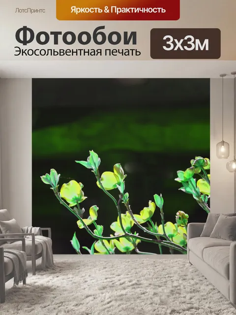 Фотообои Цветущее растение