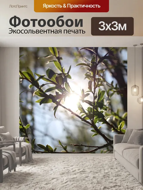 Фотообои Листья