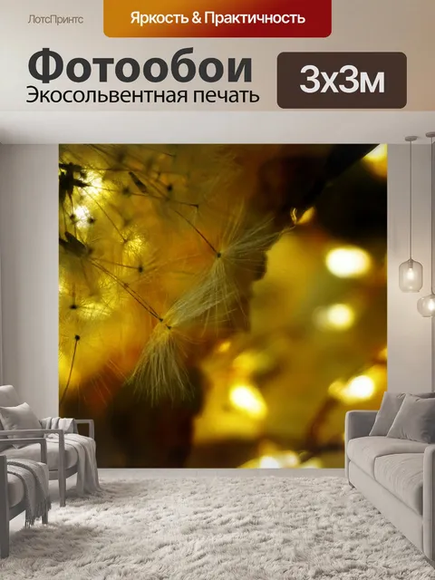 Фотообои Одуванчик