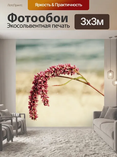 Фотообои Розовый