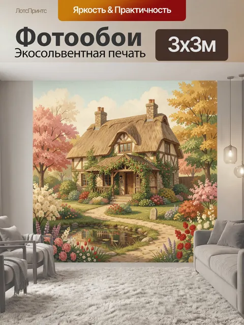 300 × 300 см · Экосольвентная печать