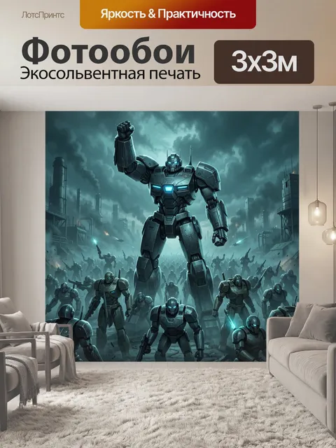 300 × 300 см · Экосольвентная печать