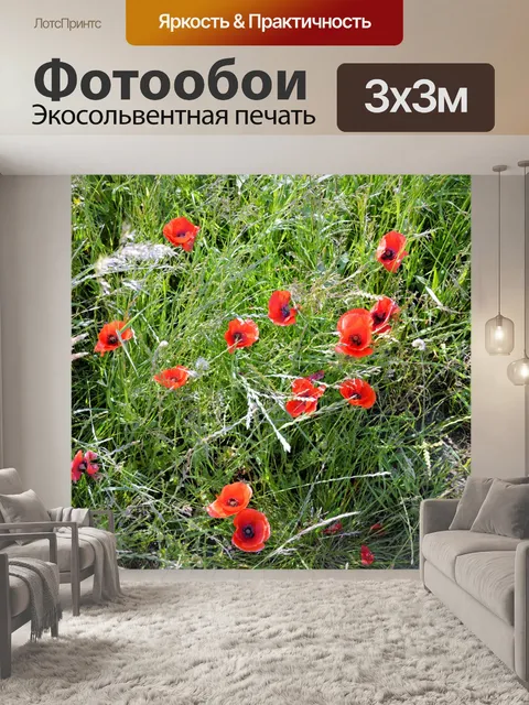 Фотообои Маки