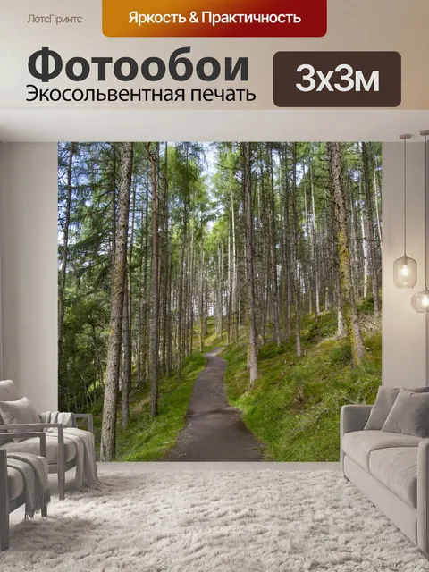 Фотообои лес