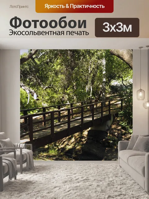 Фотообои Деревянный мост