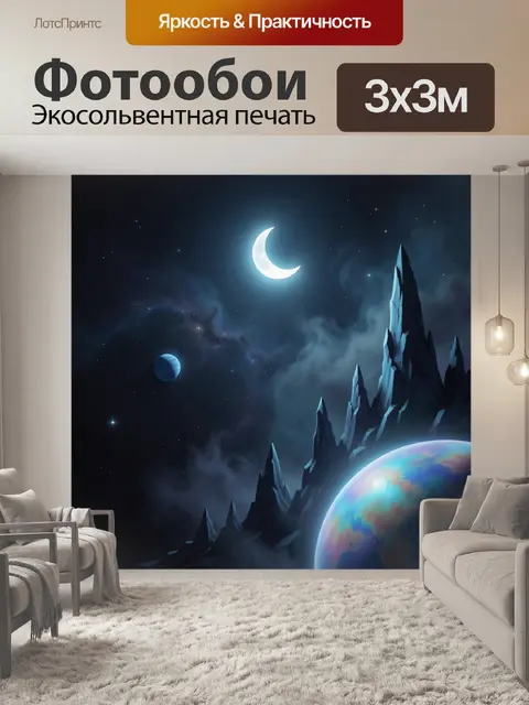 300 × 300 см · Экосольвентная печать
