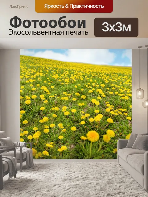 Фотообои Одуванчики