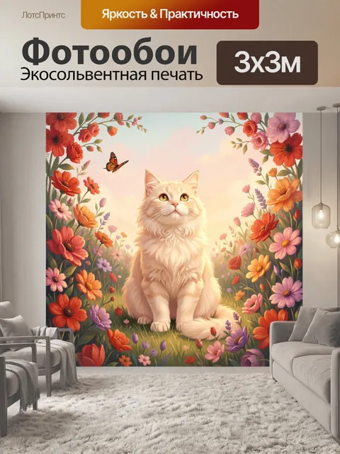 300 × 300 см · Экосольвентная печать
