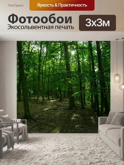 Фотообои лес