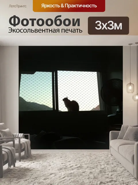 Фотообои Кошка