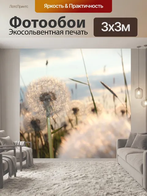 Фотообои Одуванчики