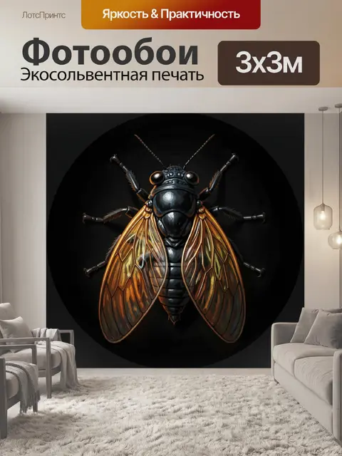 300 × 300 см · Экосольвентная печать