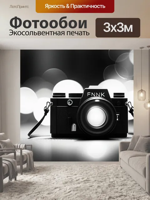 Фотообои с черно белым легкий