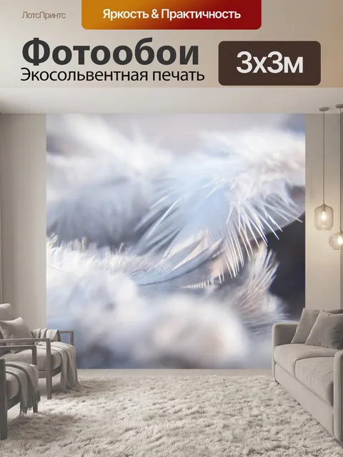 Фотообои Птичьи перья 6