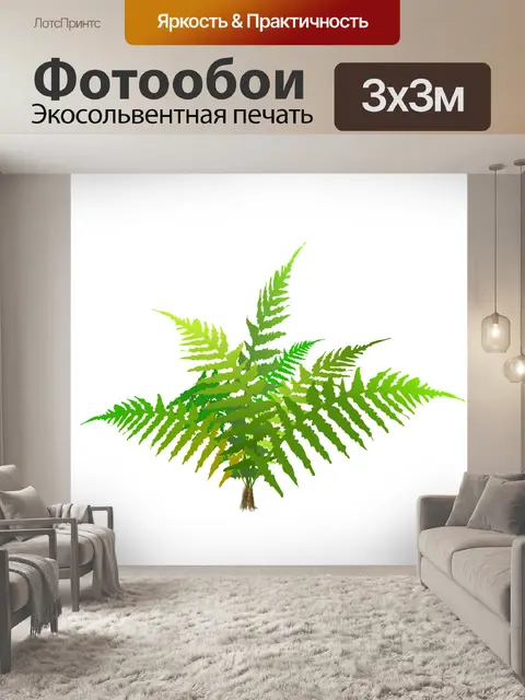 Фотообои Папоротник