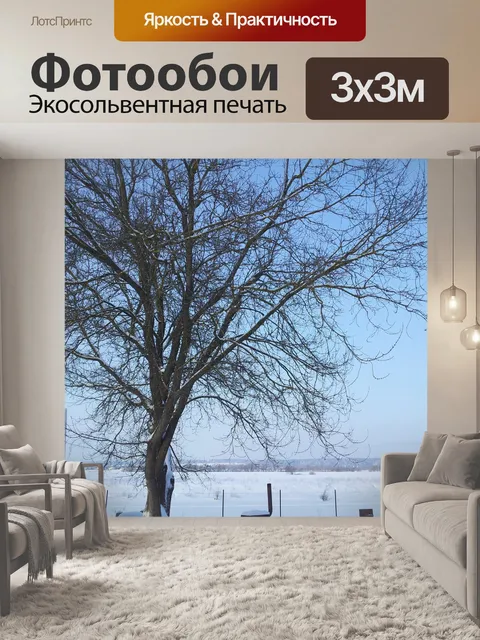 Фотообои Снег