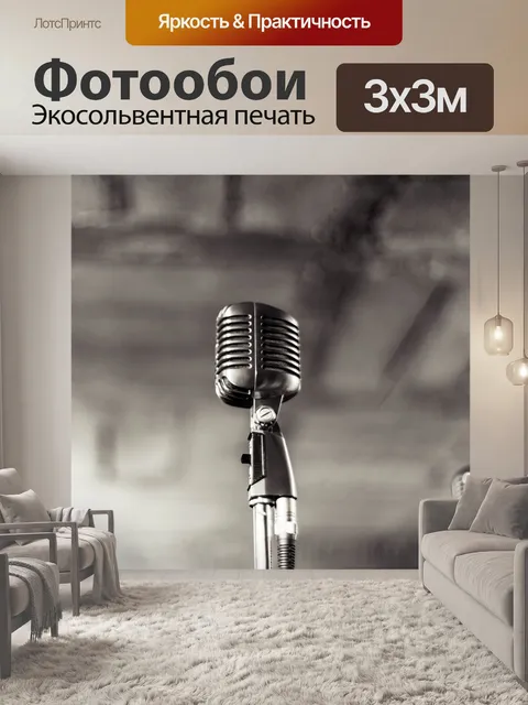 Фотообои Микрофон