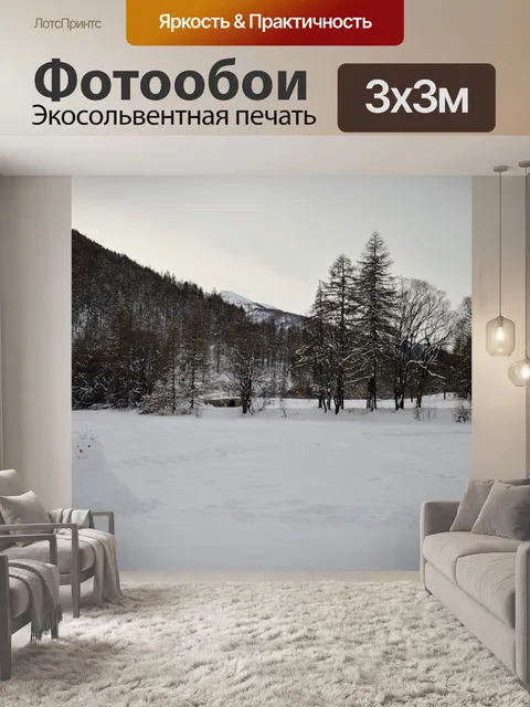 Фотообои Снег