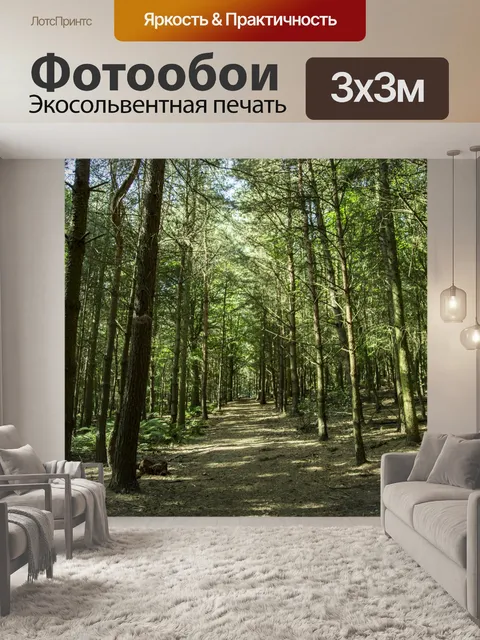 Фотообои лес